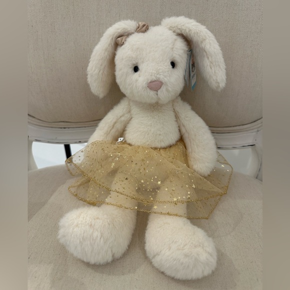 Retired NWT Large Glistening Belle Bunny Rare Jellycat Collector Item Authentic - Picture 2 of 15